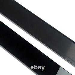 2x GLOSS BLACK SIDE SKIRT EXTENSION BLADE LIP FOR BMW M SERIES M3 M4 F80 F82 F83