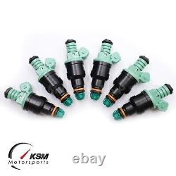 6 New Fuel Injectors Fit Bmw 323 325 523 525 E36 E34 E39 2.5l 6 Cyl Injector