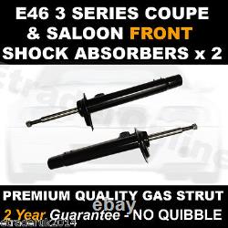 BMW 3 Series E46 Front Shock Absorbers x 2 98-07 Shockers Dampers NOT ESTATE New
