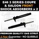 Bmw 318 320 Ci E46 Front Shock Absorbers X 2 Saloon 1998-2007 Shockers Dampers