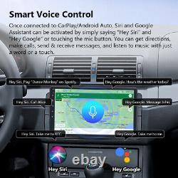 CAM+9 Android Auto 10 Car Stereo CarPlay DAB GPS Radio Head Unit for BMW E46 M3
