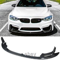Carbon Fiber Look MP Front Lip Splitter Spoiler For BMW M3 F80 M4 F82 F83 2014+
