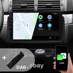 DAB+For BMW E46 Android 10 Octa Core 9 Car Stereo GPS Sat Nav Radio CarPlay RDS
