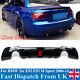 For 2007-2013 Bmw 3 Series E92 E93 335i M Sport Rear Diffuser With Led Gloss Black