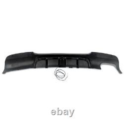FOR BMW 3 SERIES E90 E91 2005-12 M SPORT REAR DIFFUSER With LED LIGHT GLOSS BLACK