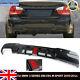 For Bmw 3 Series E90 E91 M Sport 05-11 Rear Bumper Diffuser Carbon Look With Led