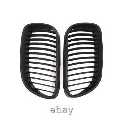 For 10-14 BMW E92 E93 3 Series LCI Coupe Front Kidney Grills Grilles Matte Black