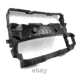 For 19-2022 Bmw 3 Series G20 Front Radiator Air Duct Shutter Grille Panel Black
