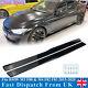 For 2015+ Bmw M3 F80 F82 M4 Performance Gloss Black Side Skirts Extension Blade