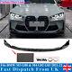 For 2021+ Bmw M3 M4 G80 G82 G83 M Performance Style Carbon Look Front Splitter