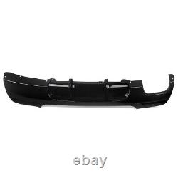 For BMW 3-Series E92 E93 2007-2013 Gloss Black Painted Rear Bumper Diffuser Lip