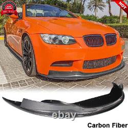 For BMW E90 E92 E93 M3 2005-2011 Carbon Fiber Front Bumper Lip Spoiler Bodykit