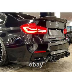 For BMW F80 M3 F82 F83 M4 2014-19 Carbon Fiber Rear Bumper Diffuser Lip Body Kit