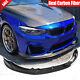 For Bmw F80 M3 F82 F83 M4 2014-19 Real Carbon Front Bumper Lip Spoiler Splitters