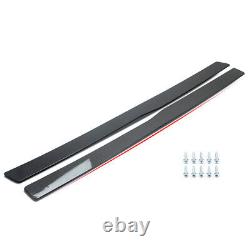 For BMW M3&M4 F80 F82 F83 Side Skirts 2013-2018 Extension Blades Lip Carbon Look