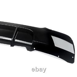 For Bmw 3 Series E92 E93 330i M Sport Rear Diffuser Splitter Valance Gloss Black