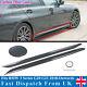 For Bmw 3 Series G20 M Performance Side Skirts Extensions Lip Blade Carbon Look