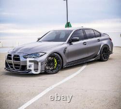 For Bmw G80 M3 G82 M4 Mp Side Skirt Extention Lip Carbon Look 2020+