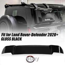 Gloss Black Rear Spoiler Roof For Land Rover Defender L663 90 110 130 2020+ UK