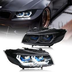 LED Headlight For BMW 3 Series E90 E91 HID Xenon Head Lamps Assembly 2005-2012