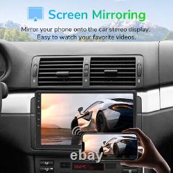 OBD+DVR+CAM+Android 10 9 Car Auto Play GPS Radio Stereo for BMW 3 E46 325i 330i