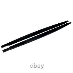 Performance Side Skirts Extension Blades For BMW M3 E92 M3 E93 05-13 Gloss Black
