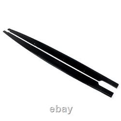 Performance Side Skirts Extension Blades For BMW M3 E92 M3 E93 05-13 Gloss Black