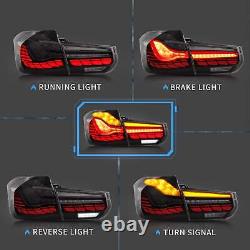VLAND GTS LED Rear Tail Lights withSequential For 2012-18 BMW 3 Series F30 F35 F80