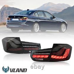 VLAND GTS LED Sequential Blinker Tail Lights For 12-18 BMW 3 Series F30 F35 F80
