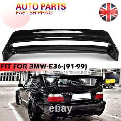 Aileron de coffre arrière en noir brillant pour BMW Série 3 E36 Berline Coupé M3 style GT