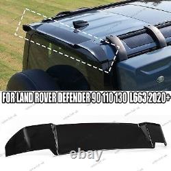 Aileron de toit arrière noir brillant pour Land Rover Defender L663 90 110 130 2020+ UK