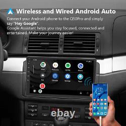 Autoradio Android Auto 10 CAM+9 CarPlay DAB GPS unité principale pour BMW E46 M3