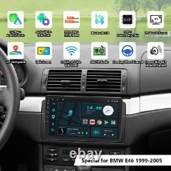 Autoradio CAM+9 pour BMW E46 Android Auto 10 GPS CarPlay DSP DAB+WiFi Bluetooth.