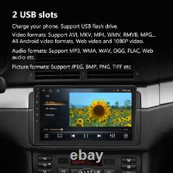 Autoradio GPS Sat Nav Android 10 9 pour BMW E46 320/323/325/330/M3 avec DVR