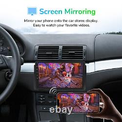 Autoradio GPS stéréo pour voiture CAM+9 Android 12 avec CarPlay Bluetooth pour BMW 3 E46