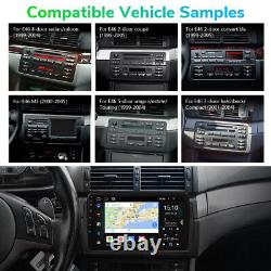 Autoradio stéréo de voiture CAM+9 Android 12 avec GPS, unité principale CarPlay Bluetooth pour BMW 3 E46