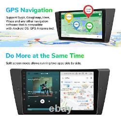 CAM+Pour BMW E90 8Core Android 12 9 QLED GPS de voiture stéréo Sat Nav DAB+ CarPlay DSP