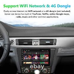 CAM+Pour BMW E90 Android 12 9 Écran IPS GPS de voiture Sat Nav Stéréo DAB+ CarPlay DSP