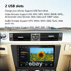DVR+ 9 Android 10 Radio de voiture avec navigation par satellite, stéréo DAB+ et CarPlay pour BMW E90 E91 E92 E93