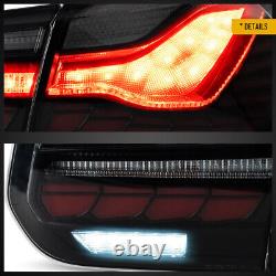 Feux arrière à LED à signal séquentiel de style GTS pour BMW 13-18 avec lentille fumée F30 F80 M3