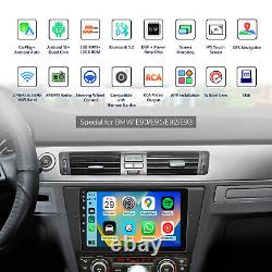 OBD+DVR+CAM+9 Android 12 Unité Principale de Navigation GPS Stéréo pour BMW E90-E93 M3.