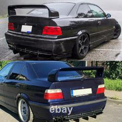 Pour BMW E36 1991-1999 M3 Style GT Haute Envolee Aileron Arrière de Coffre Brillant Noir