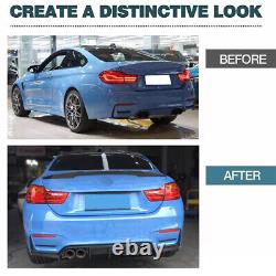 Pour BMW F80 M3 F82 F83 M4 2014-19 Kit de carrosserie en fibre de carbone pour diffuseur de pare-chocs arrière